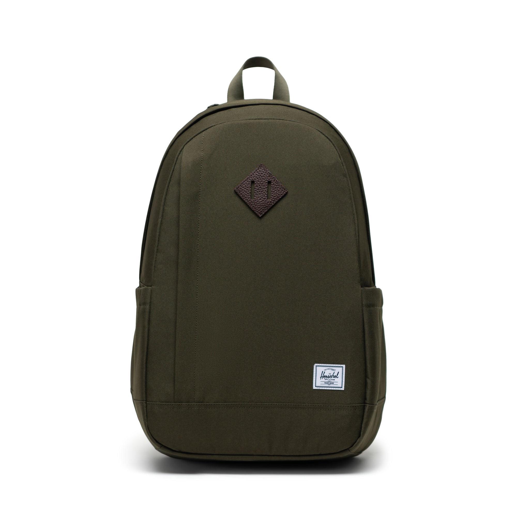 Haki Herschel Seymour Su İtici Kumaş Sırt Çantası, 16" Laptop Uyumlu, 26 L